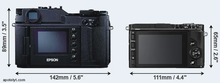 Comparison R-D1 or V3 rear