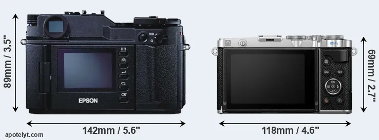 Comparison R-D1 or E-P7 rear