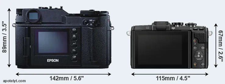 Comparison R-D1 or E-PL7 rear