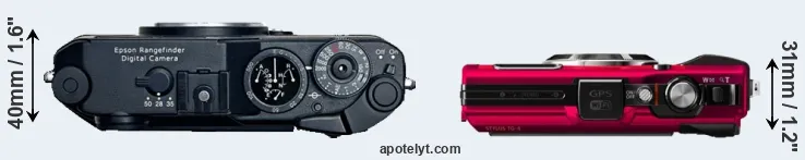 Compare R-D1 versus TG-4 top