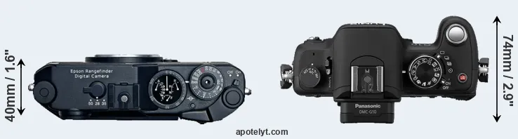 Compare R-D1 versus G10 top