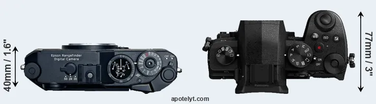 Compare R-D1 versus G95 top