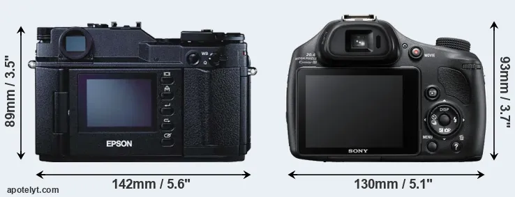 Comparison R-D1 or HX400V rear