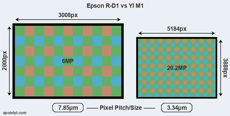R-D1 versus M1 MP