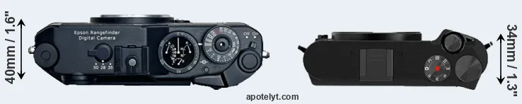 Compare R-D1 versus M1 top