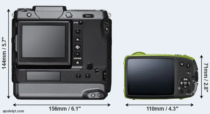 Comparison GFX 100 or XP120 rear