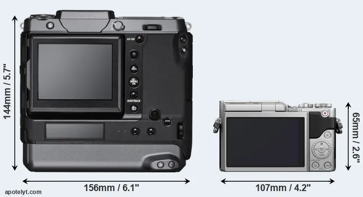 Comparison GFX 100 or GX850 rear