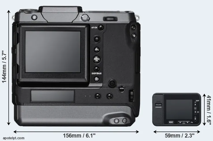 Comparison GFX 100 or RX0 rear