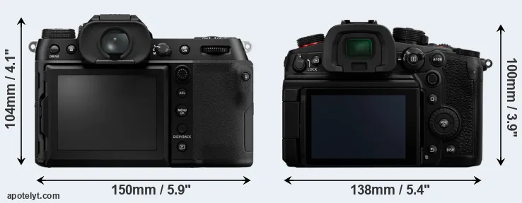 Comparison GFX 100S or GH7 rear