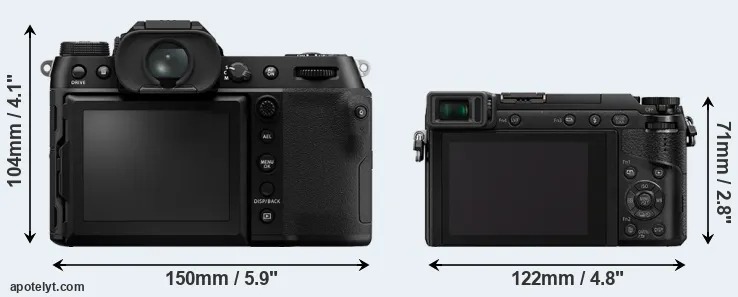 Comparison GFX 100S or GX80 rear
