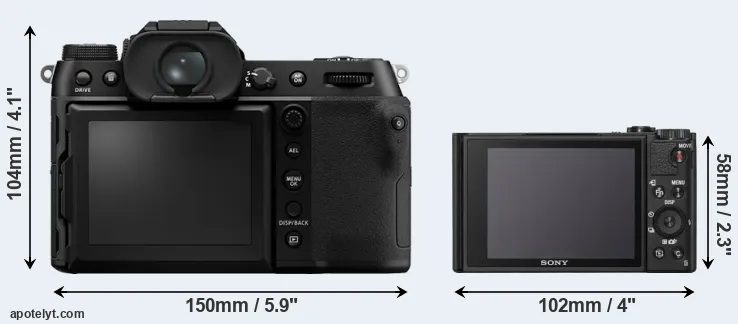 Comparison GFX 100S or WX800 rear