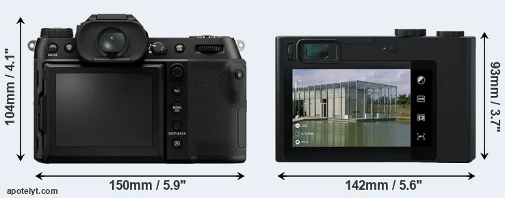 Comparison GFX 100S or ZX1 rear