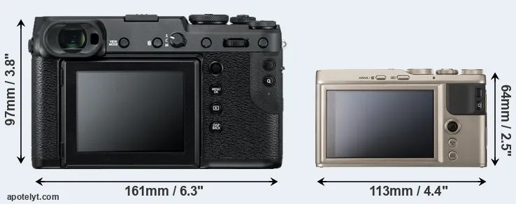 Comparison GFX 50R or XF10 rear