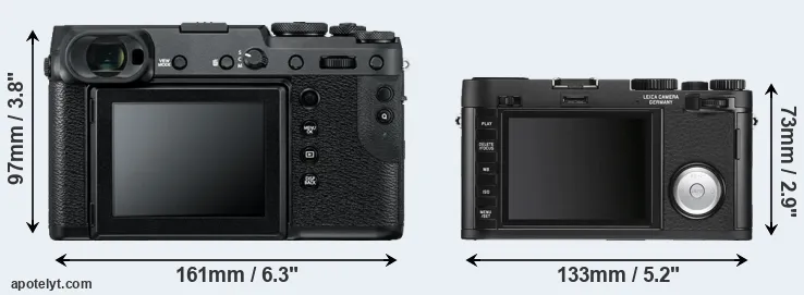 Comparison GFX 50R or X Vario rear