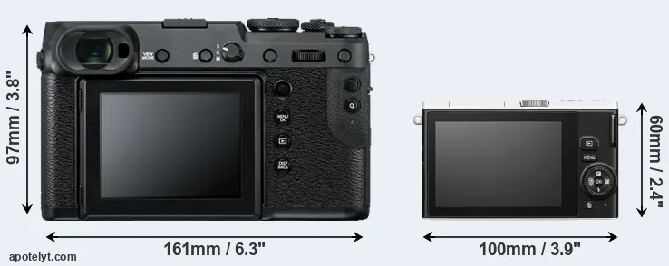 Comparison GFX 50R or J4 rear
