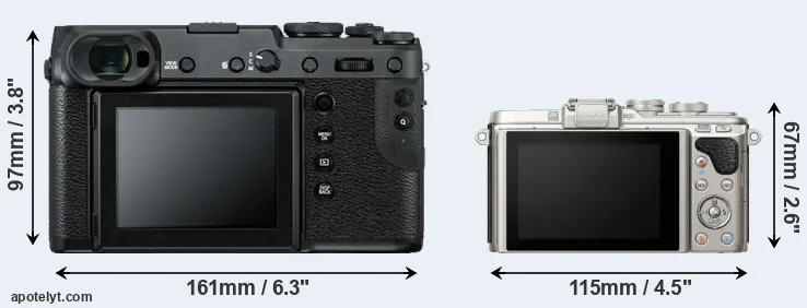 Comparison GFX 50R or E-PL8 rear