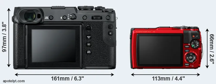 Comparison GFX 50R or TG-6 rear