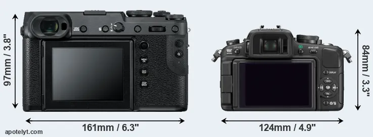 Comparison GFX 50R or G1 rear