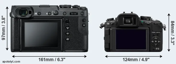Comparison GFX 50R or G2 rear