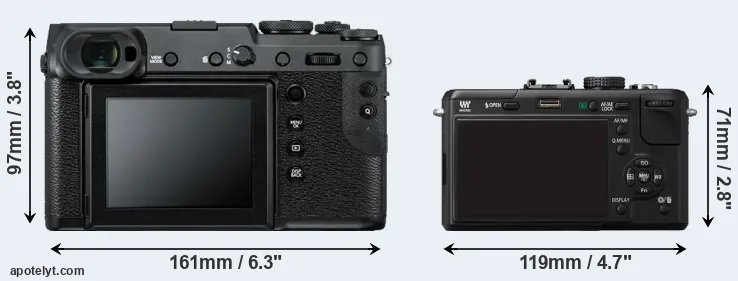 Comparison GFX 50R or GF1 rear