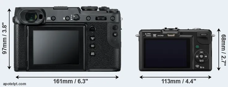 Comparison GFX 50R or GF2 rear