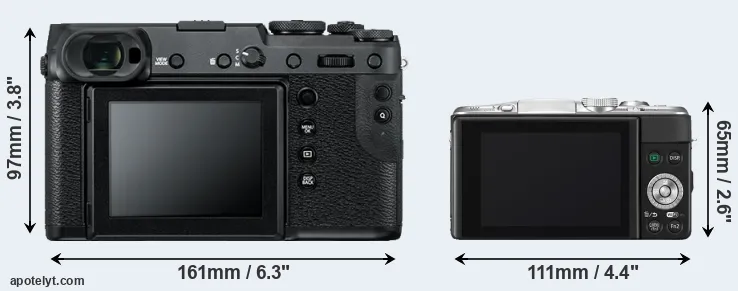 Comparison GFX 50R or GF6 rear