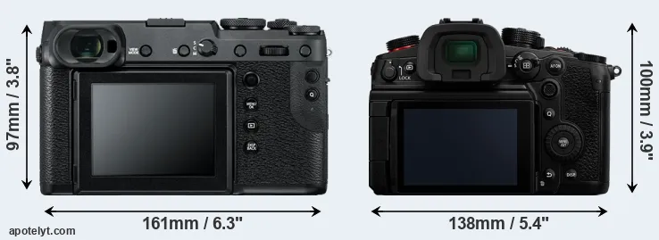 Comparison GFX 50R or GH6 rear