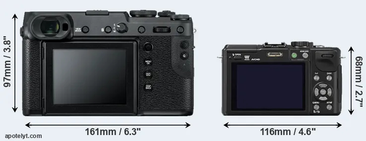 Comparison GFX 50R or GX1 rear