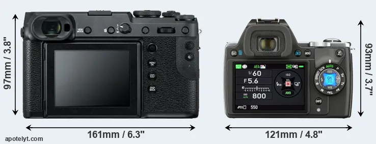 Comparison GFX 50R or K-S1 rear