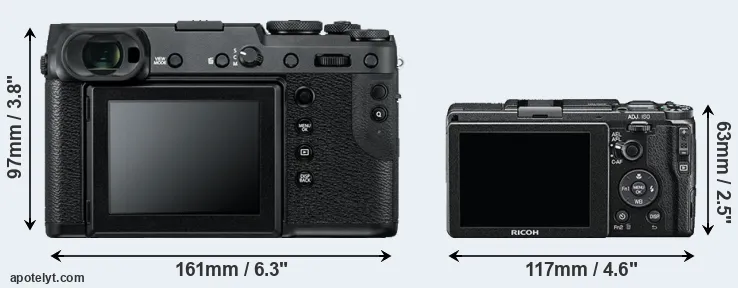 Comparison GFX 50R or GR II rear