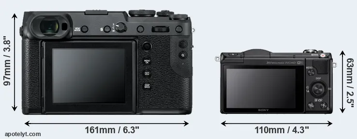 Comparison GFX 50R or A5000 rear