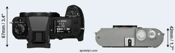 Compare GFX 50S II versus M-E Typ 240 top