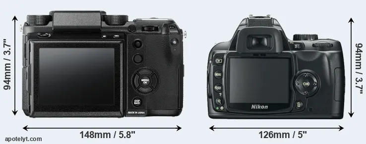 Comparison GFX 50S or D60 rear