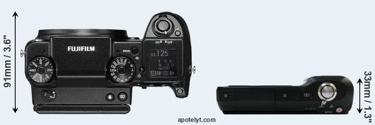 Compare GFX 50S versus NEX-3 top