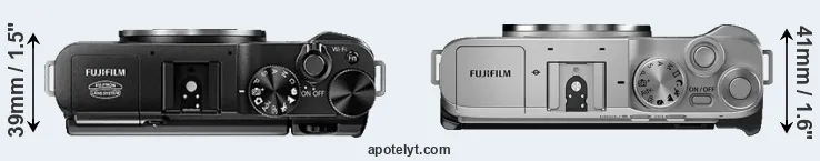 Compare X-A1 versus X-A7 top