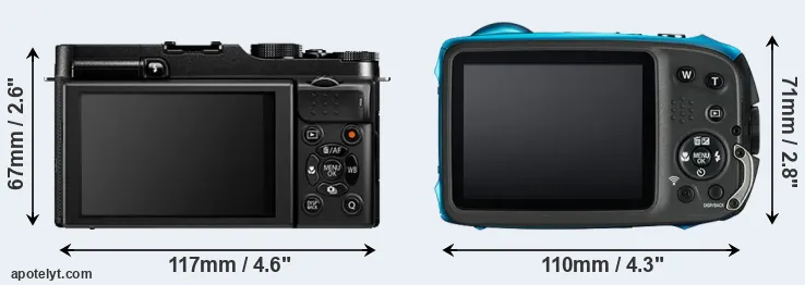 Comparison X-A1 or XP130 rear