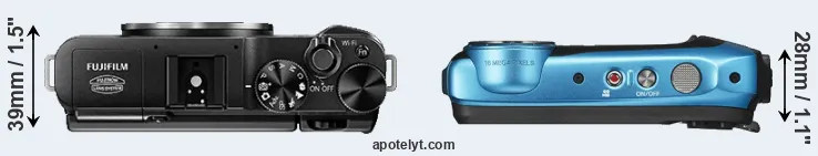 Compare X-A1 versus XP130 top