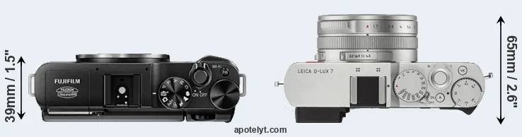 Compare X-A1 versus D-LUX 7 top