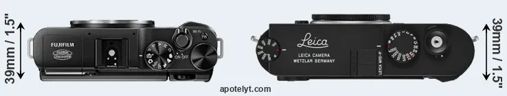 Compare X-A1 versus M10-P top