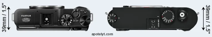 Compare X-A1 versus M10 top