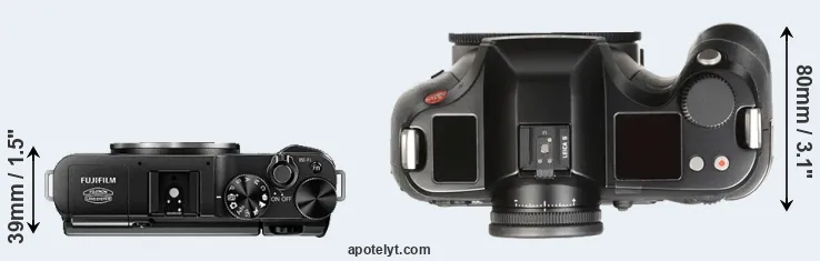 Compare X-A1 versus S Typ 007 top