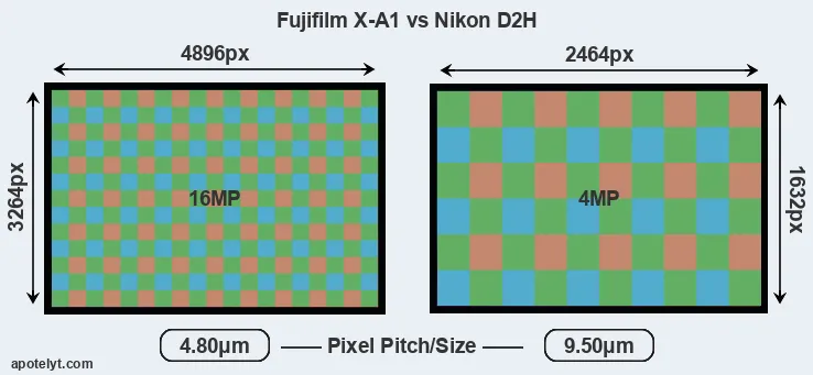 X-A1 versus D2H MP