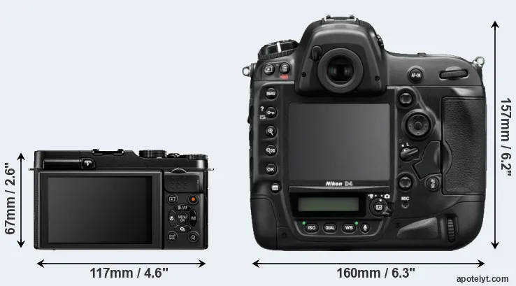 Comparison X-A1 or D4 rear