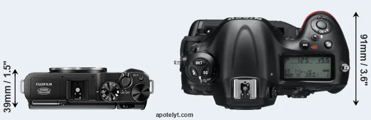 Compare X-A1 versus D4 top