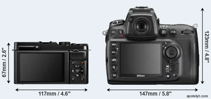 Comparison X-A1 or D700 rear