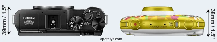 Compare X-A1 versus W150 top