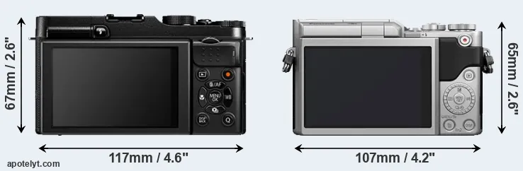 Comparison X-A1 or GX800 rear