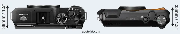 Compare X-A1 versus WG-6 top
