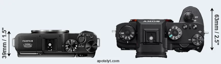 Compare X-A1 versus A9 top
