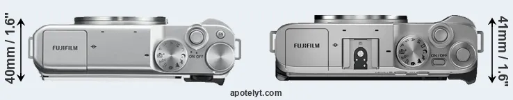 Compare X-A10 versus X-A7 top